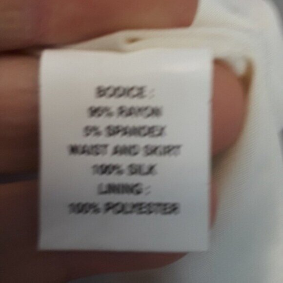 Phoebe Couture Womens Silk Blend Dress Size 4 Abstract Art Sleeveless Casual - Picture 6 of 7